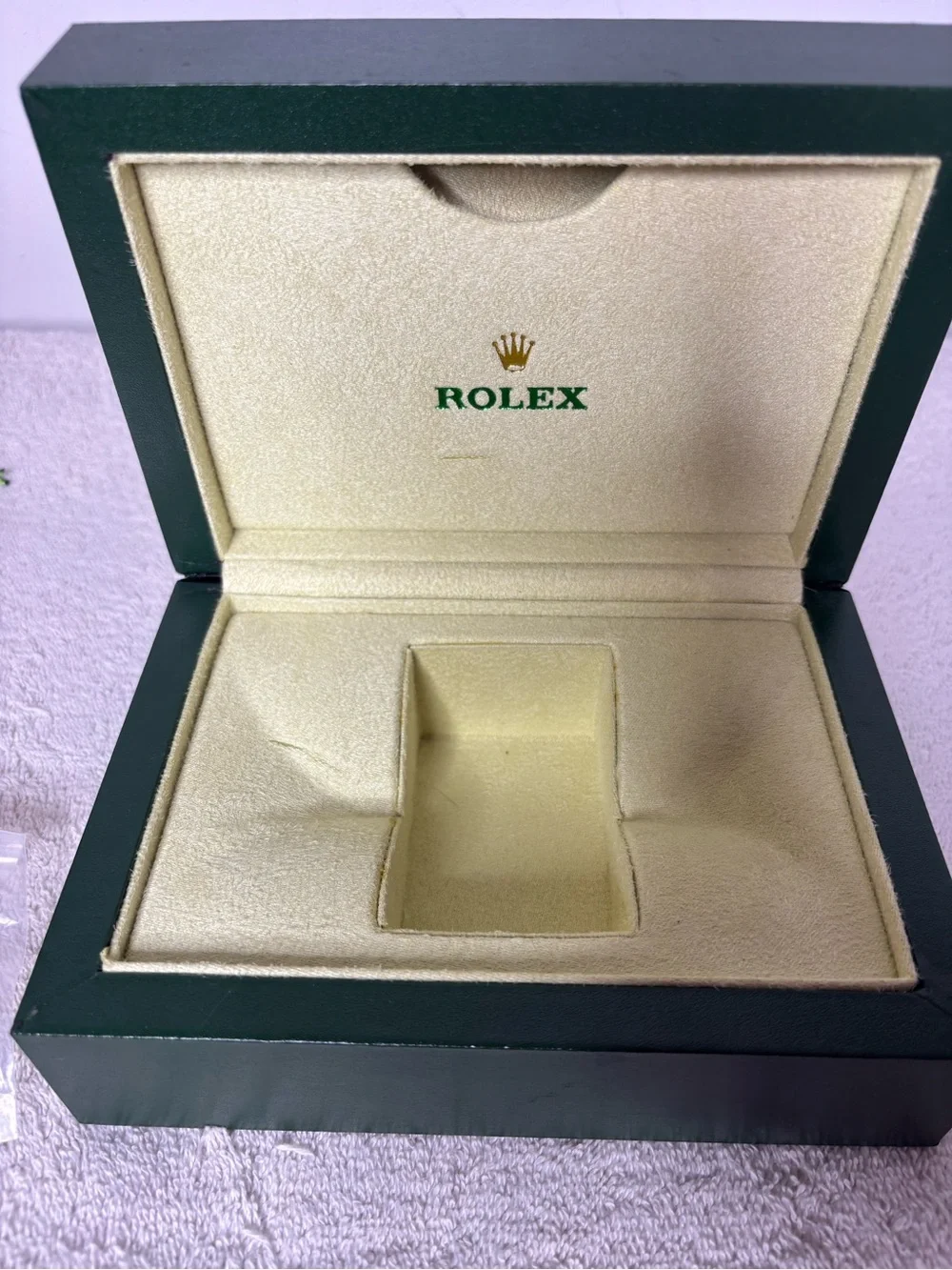 Rolex Dark Green Presentation Box with Gold Crown